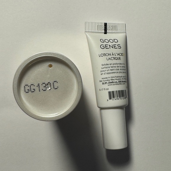 2x Sunday Riley Good Genes Lactic Acid Serum Mini Travel Size Skincare - Picture 4 of 4